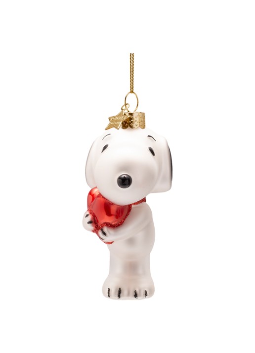 Vondels Snoopy Hart kersthanger 11 cm