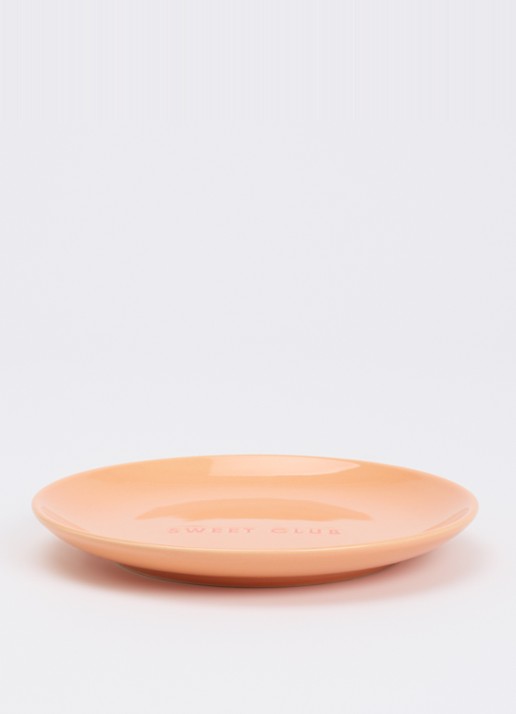 Vondels Sweet Club gebaksbordje 16 cm - voorkant 3 orange
