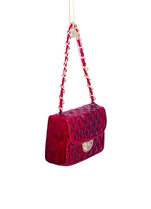 Vondels Tas kersthanger 5,5 cm - detail 5 rood