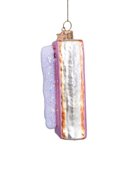 Vondels Tompouce kersthanger 10 cm - detail 2 multicolor