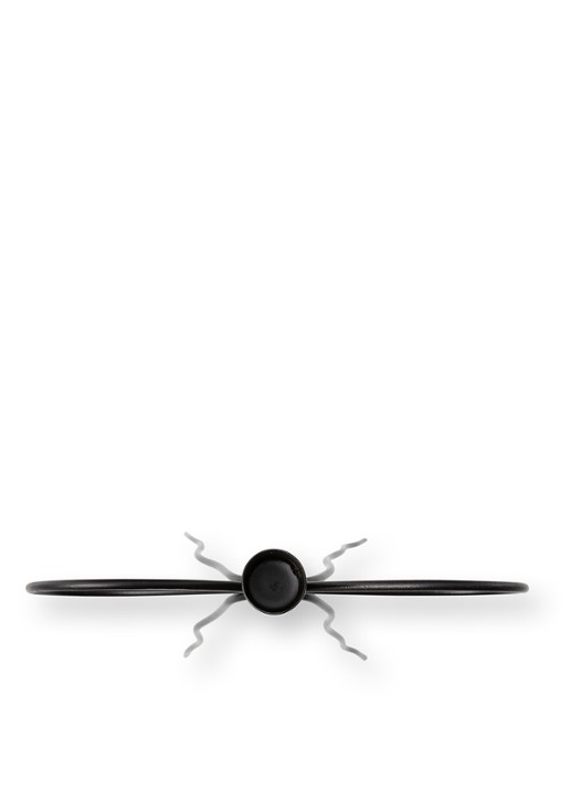 vtwonen Bow kandelaar 25 cm - detail 4 zwart