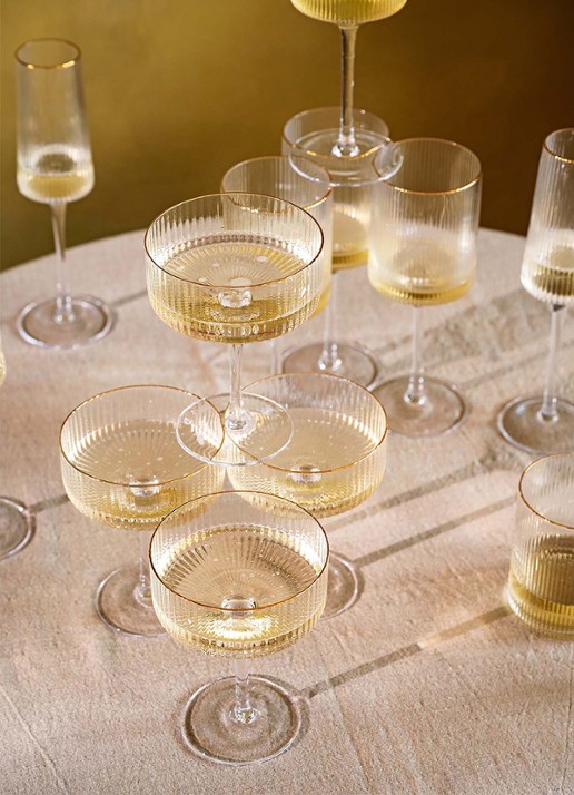 vtwonen Champagne coupe 23 cl - achterkant 7 goud