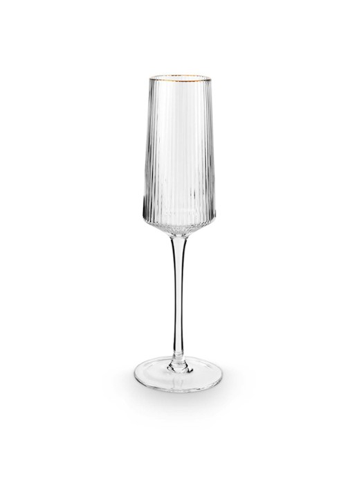 vtwonen Champagneglas 30 cl - voorkant 6 transparant