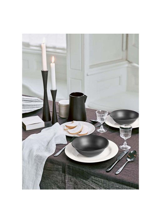 vtwonen Dinnerware serviesset 16-delig - detail 4 zwart