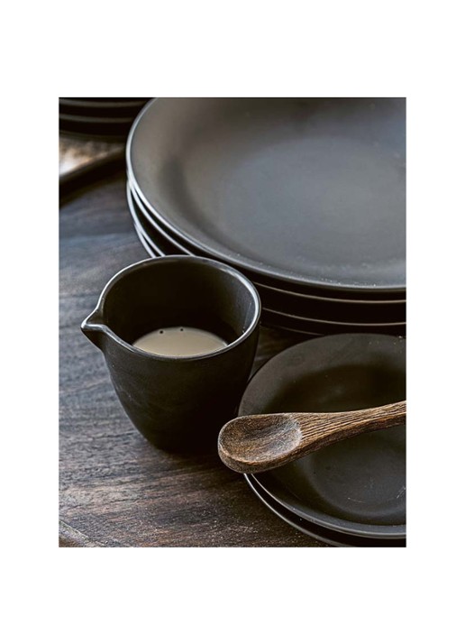vtwonen Dinnerware serviesset 16-delig - detail 5 zwart