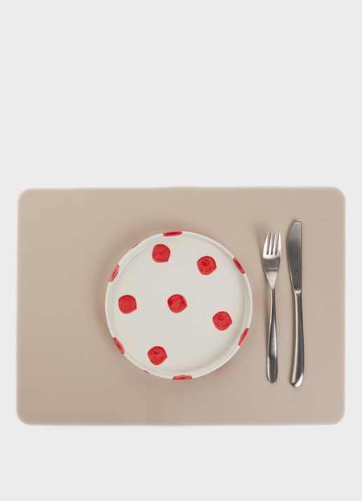 vtwonen Dots ontbijtbord 20 cm  - detail 4 rood