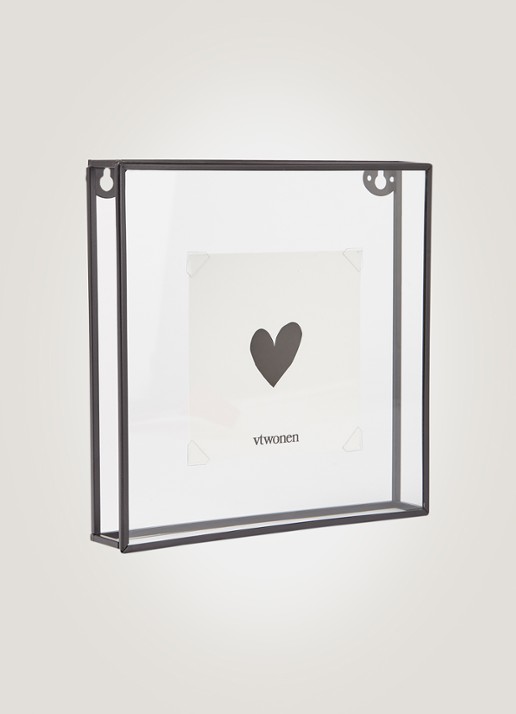 vtwonen Fotolijst 20 x 20 cm - voorkant 2 zwart