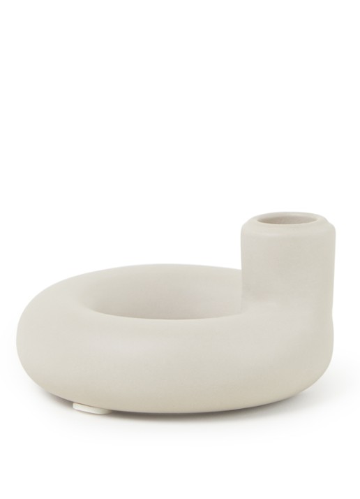 vtwonen mix kandelaar 12 cm - voorkant lichtgrijs
