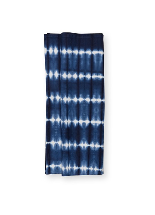 vtwonen Tafelloper met tie-dye dessin 60 x 180 cm - achterkant 3 donkerblauw