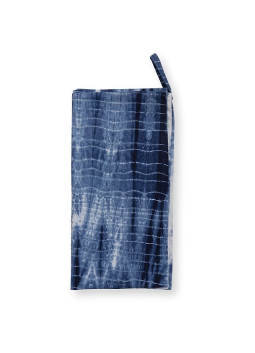 vtwonen Theedoek 60 x 60 cm set van 2 - achterkant blauw