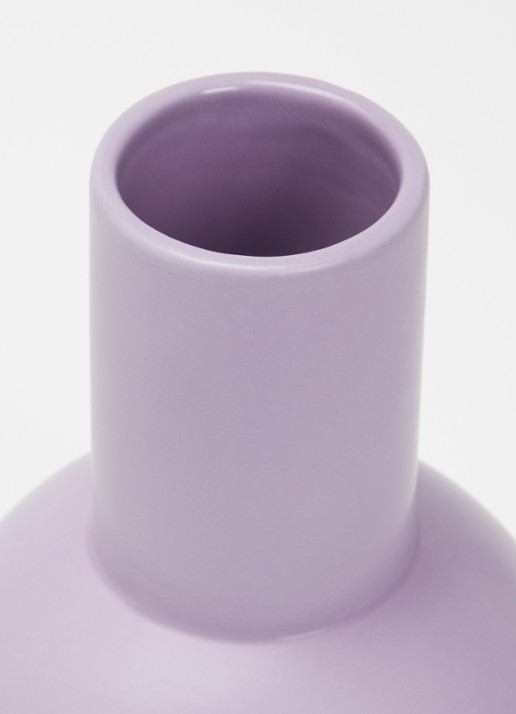 vtwonen Vaas 14 cm  - voorkant 2 paars