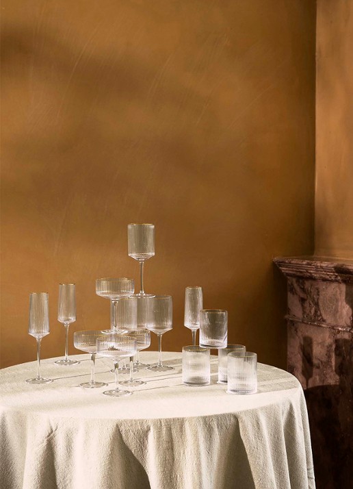 vtwonen Waterglas 34 cl - detail 5 transparant