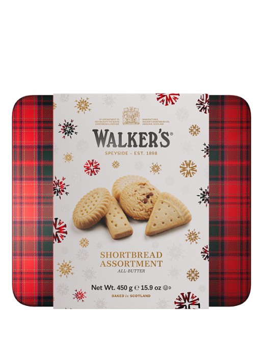 Walkers Festive roomboterzandkoekjes 450 gram