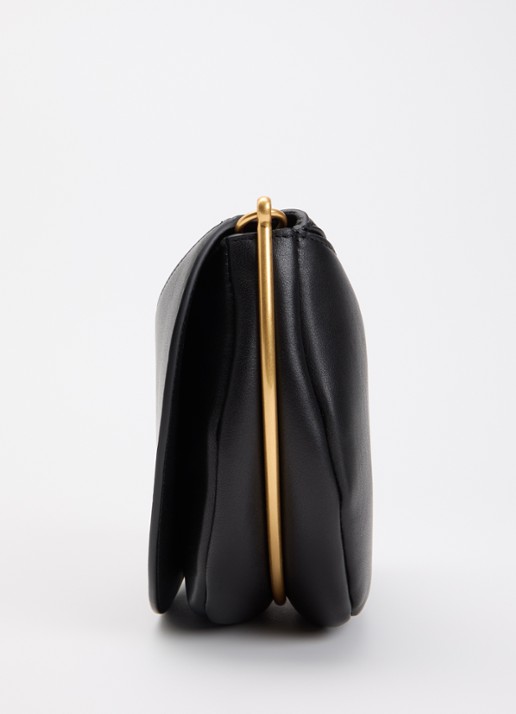 Wandler Kate crossbodytas van kalfsleer - detail 2 zwart