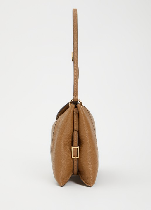 Wandler Penelope Slouch schoudertas van kalfsleer - detail 3 camel
