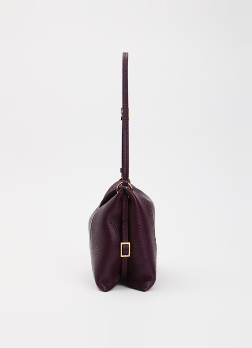 Wandler Penelope Slouch schoudertas van kalfsleer - detail 2 aubergine