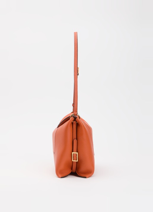 Wandler Penelope Slouch schoudertas van kalfsleer - detail 3 orange