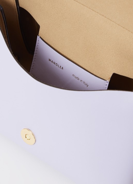 Wandler Uma Baguette crossbodytas van kalfsleer - detail 5 lila