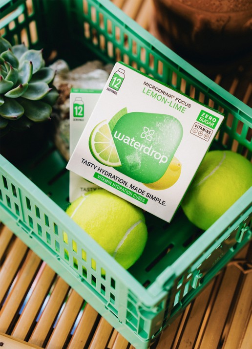 waterdrop Focus Microdrink smaaktablet 12 stuks - voorkant 2 groen