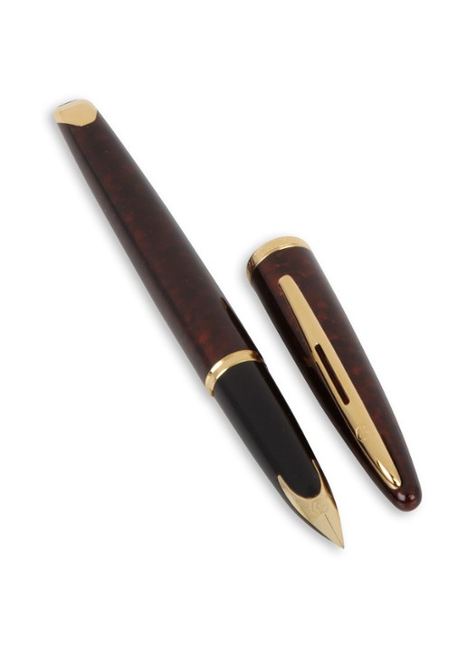 Waterman Carène vulpen - voorkant donkerbruin
