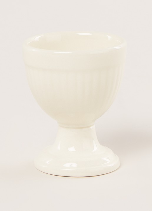 Wedgwood Edme eierdop  - voorkant 3 gebroken wit
