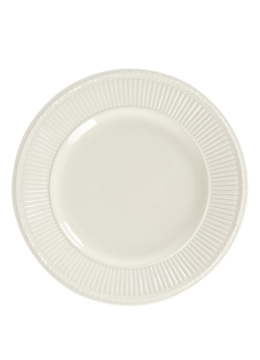 Wedgwood Edme ontbijtbord 23 cm - voorkant 2 creme