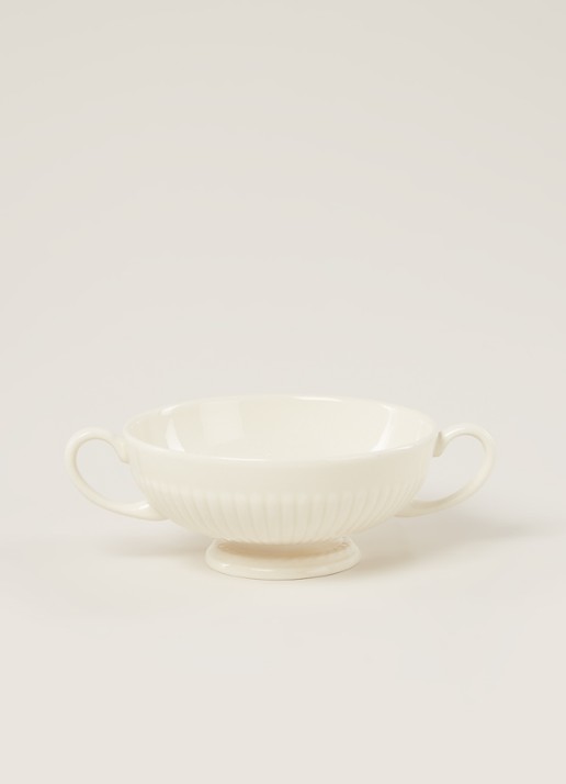 Wedgwood Edme soepkom 21 cl - voorkant 2 gebroken wit