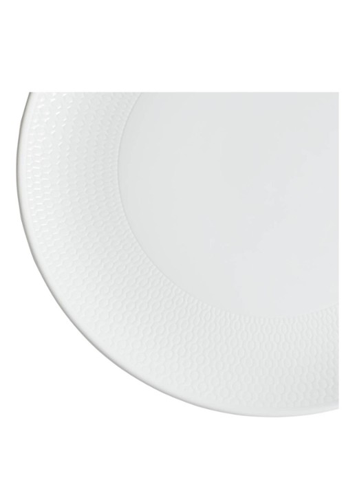 Wedgwood Gio dinerbord 24 cm - voorkant 3 wit
