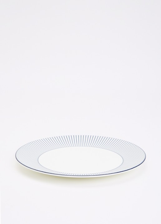Wedgwood Gio dinerbord 24 cm - voorkant 2 donkerblauw