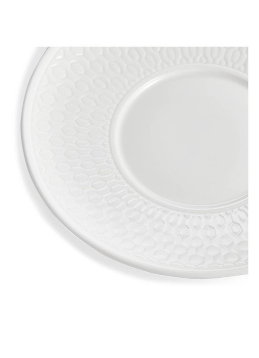 Wedgwood Gio espressokop & schotel 7 cl - achterkant 2 gebroken wit