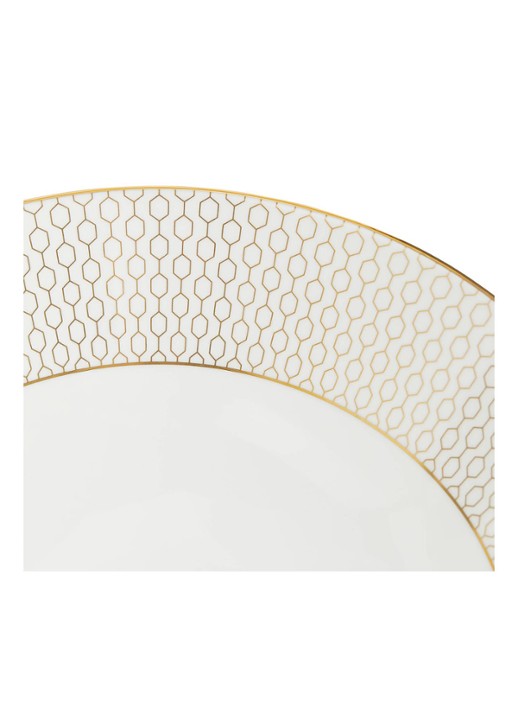 Wedgwood Gio Gold diep bord 21 cm - detail 3 wit