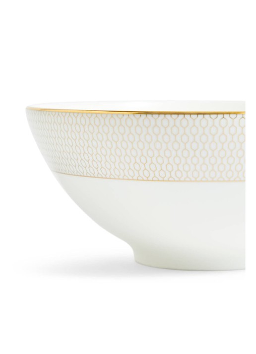 Wedgwood Gio Gold kom 20 cm - detail gebroken wit