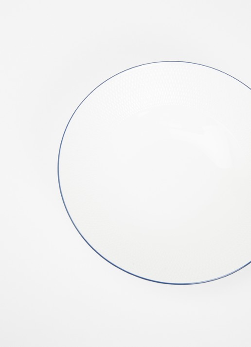 Wedgwood Gio pastabord 23 cm - detail wit