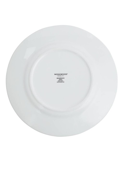 Wedgwood Renaiss Gold Plate 20cm/8in - achterkant royalblauw