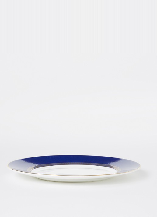 Wedgwood Renaiss Gold Plate 20cm/8in - voorkant 3 royalblauw