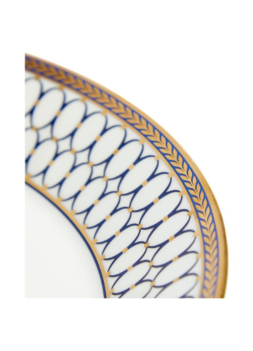 Wedgwood Renaissance Gold diep bord 22 cm - detail gebroken wit