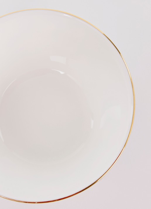 Wedgwood Renaissance Gold kom 11 cm  - voorkant 2 donkerblauw