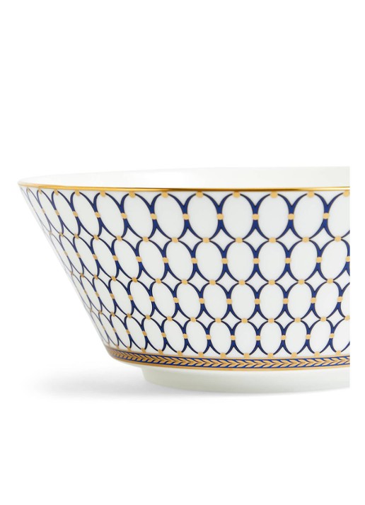 Wedgwood Renaissance Gold kom 20 cm - detail gebroken wit