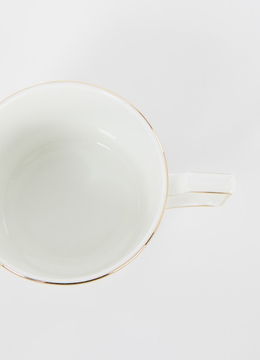 Wedgwood Renaissance Gold kop en schotel 25 cl set van 2  - voorkant 2 donkerblauw