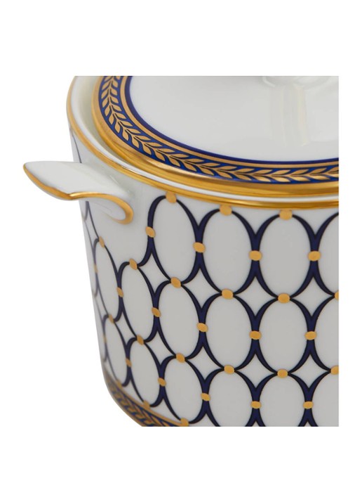 Wedgwood Renaissance Gold suikerpotje 20 cl - achterkant 5 gebroken wit