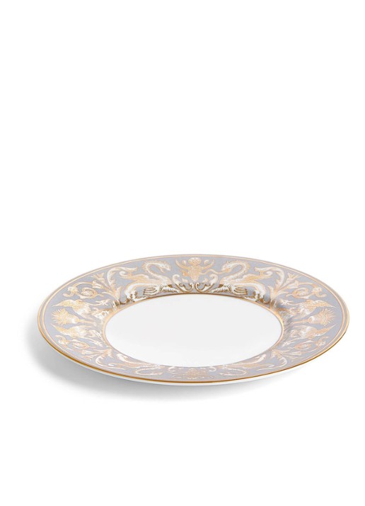 Wedgwood Renaissance Grey dinerbord 22,8 cm - detail 3 grijs