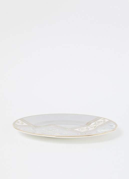 Wedgwood Renaissance Grey dinerbord 23 cm - voorkant 4 grijs