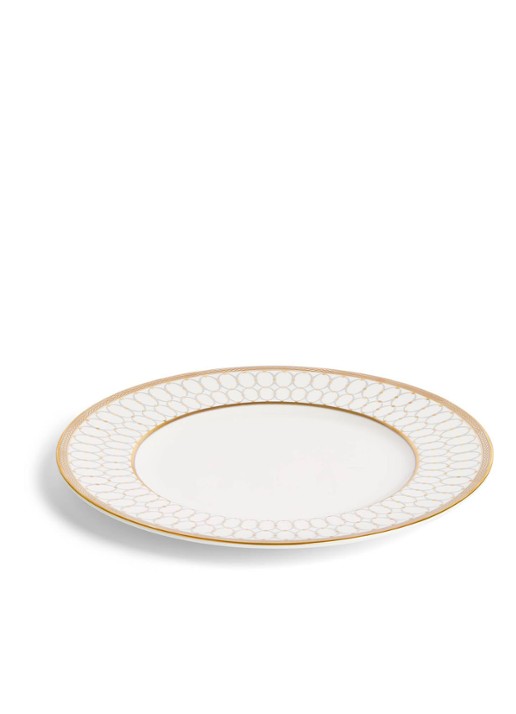 Wedgwood Renaissance Grey dinerbord 27 cm  - voorkant 4 wit
