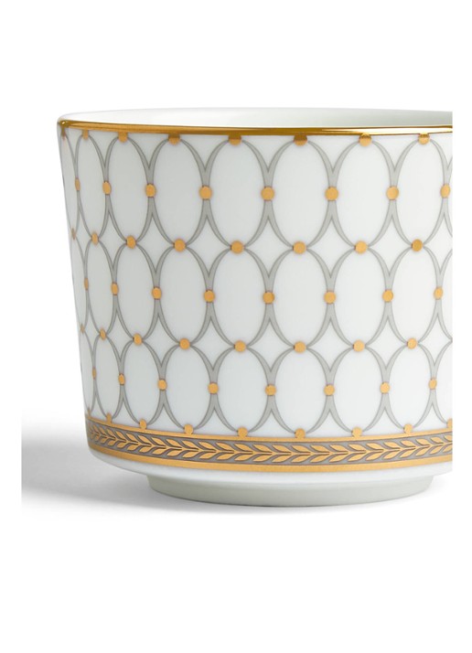 Wedgwood Renaissance Grey kop en schotel 25 cl - voorkant 4 grijs