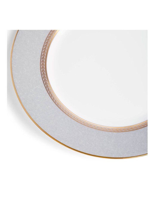 Wedgwood Renaissance Grey ontbijtbord 20 cm - detail 3 grijs