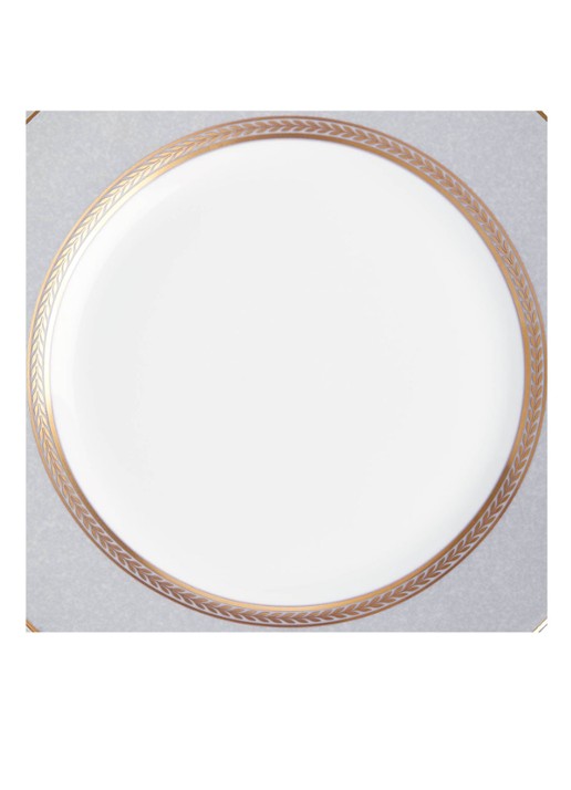 Wedgwood Renaissance Grey ontbijtbord 20 cm - voorkant 2 grijs