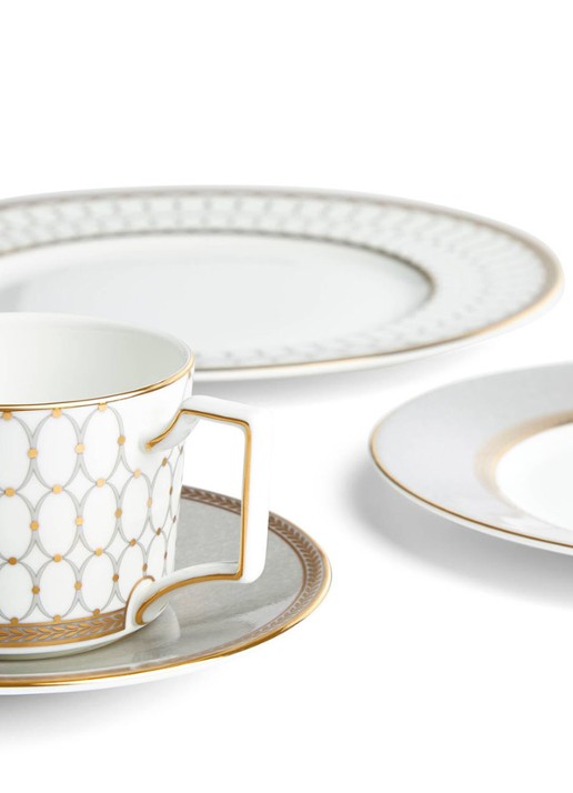 Wedgwood Renaissance Grey serviesset 5-delig - detail 2 wit
