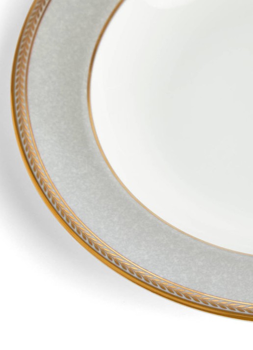 Wedgwood Renaissance Grey soepbord 22,8 cm  - detail 3 wit