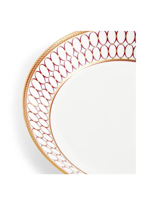 Wedgwood Renaissance Red diep bord 24 cm  - detail 3 gebroken wit