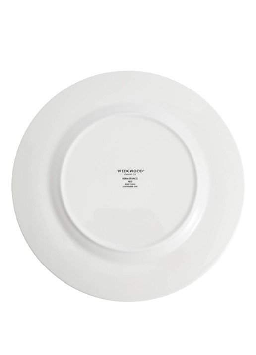 Wedgwood Renaissance Red dinerbord 27 cm - achterkant 3 rood